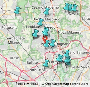 Mappa Via Don Pompeo Orrigoni, 20037 Paderno Dugnano MI, Italia (3.9055)