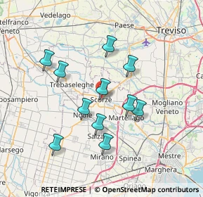 Mappa Piazza Aldo Moro, 30037 Scorzè VE, Italia (6.37727)