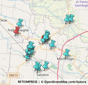 Mappa Piazza Aldo Moro, 30037 Scorzè VE, Italia (3.5055)