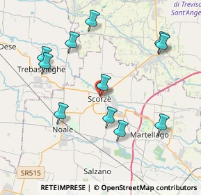 Mappa Piazza Aldo Moro, 30037 Scorzè VE, Italia (4.15545)
