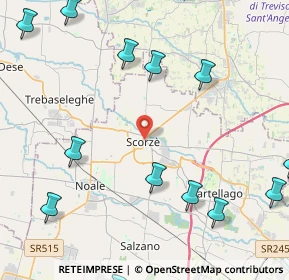 Mappa Piazza Aldo Moro, 30037 Scorzè VE, Italia (6.849)