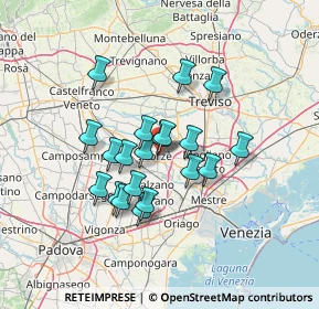 Mappa Via Monte Rosa, 30037 Scorzè VE, Italia (10.663)