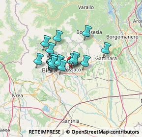 Mappa Via Polle, 13836 Cossato BI, Italia (8.6035)
