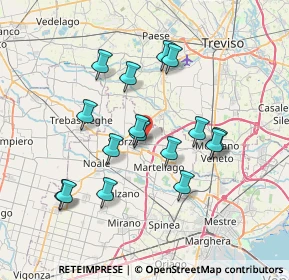 Mappa , 30037 Scorzè VE, Italia (6.66625)