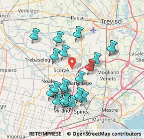 Mappa , 30037 Scorzè VE, Italia (6.8915)