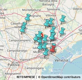 Mappa , 30037 Scorzè VE, Italia (10.43895)