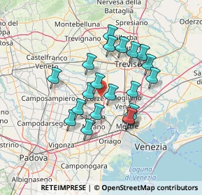 Mappa , 30037 Scorzè VE, Italia (11.444)