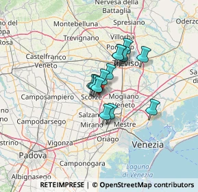 Mappa , 30037 Scorzè VE, Italia (7.95714)