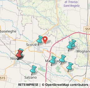 Mappa , 30037 Scorzè VE, Italia (4.72636)