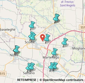 Mappa , 30037 Scorzè VE, Italia (4.15357)