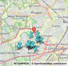 Mappa Via Pietro Micca, 20835 Muggiò MB, Italia (1.77688)
