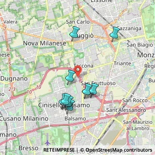 Mappa Via Pietro Micca, 20835 Muggiò MB, Italia (1.74727)