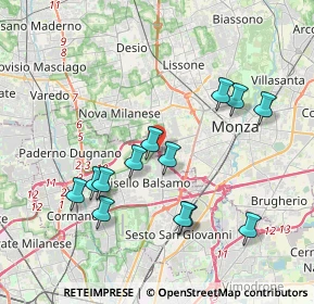 Mappa Via Pietro Micca, 20835 Muggiò MB, Italia (3.79462)