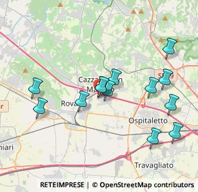 Mappa Via Antonio Meucci, 25046 Cazzago San Martino BS, Italia (3.65)