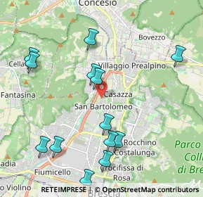 Mappa Via Vittime D'Istria; Fiume e Dalmazia, 25128 Brescia BS, Italia (2.32231)