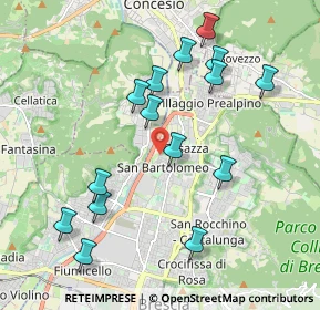 Mappa Via Vittime D'Istria; Fiume e Dalmazia, 25128 Brescia BS, Italia (2.038)