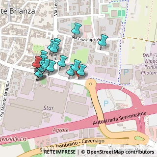 Mappa Via Matteotti, 20864 Agrate Brianza MB, Italia (0.2205)