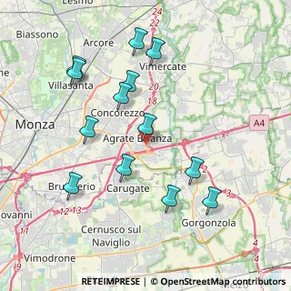 Mappa Via Matteotti, 20864 Agrate Brianza MB, Italia (3.99769)
