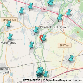 Mappa Via Roma, 25037 Pontoglio BS, Italia (6.3985)