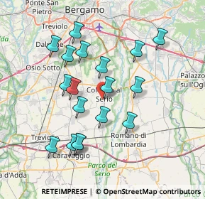 Mappa Via del Maglio, 24055 Cologno Al Serio BG, Italia (7.08444)