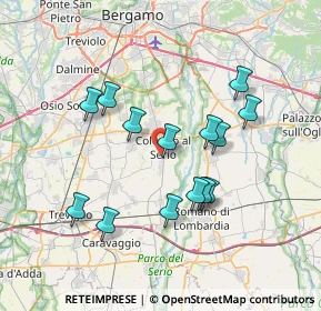 Mappa Via del Maglio, 24055 Cologno Al Serio BG, Italia (6.63)