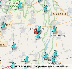 Mappa Via del Maglio, 24055 Cologno Al Serio BG, Italia (6.27875)