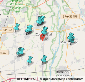 Mappa Via del Maglio, 24055 Cologno Al Serio BG, Italia (3.76684)