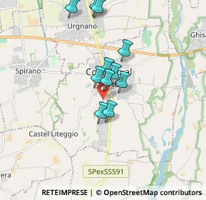 Mappa Via del Maglio, 24055 Cologno Al Serio BG, Italia (1.42)