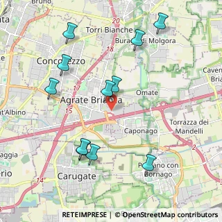 Mappa Via Camillo Olivetti, 20864 Agrate Brianza MB, Italia (2.21727)