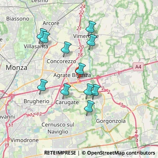 Mappa Via Camillo Olivetti, 20864 Agrate Brianza MB, Italia (3.51091)