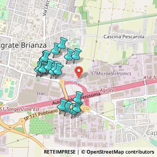 Mappa Via Camillo Olivetti, 20864 Agrate Brianza MB, Italia (0.455)