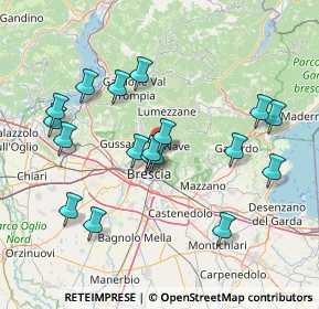Mappa Via delle Cave, 25133 Brescia BS, Italia (14.95667)
