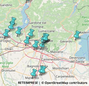 Mappa Via delle Cave, 25133 Brescia BS, Italia (15.63059)