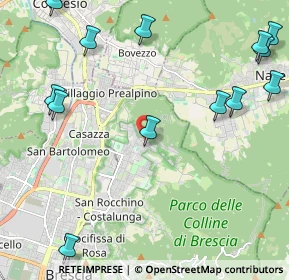 Mappa Via delle Cave, 25133 Brescia BS, Italia (3.104)