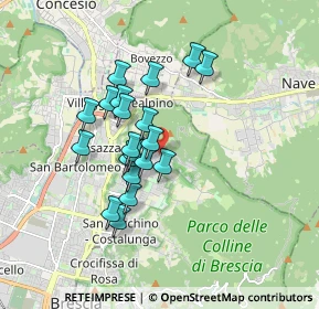 Mappa Via delle Cave, 25133 Brescia BS, Italia (1.392)