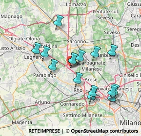 Mappa Via L.Da Vinci, 20045 Lainate MI, Italia (6.69667)