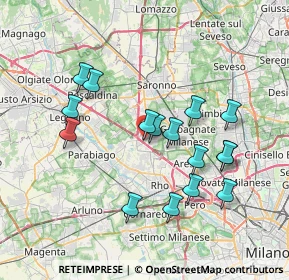 Mappa Via L.Da Vinci, 20045 Lainate MI, Italia (7.05375)
