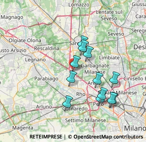 Mappa Via L.Da Vinci, 20045 Lainate MI, Italia (6.57333)