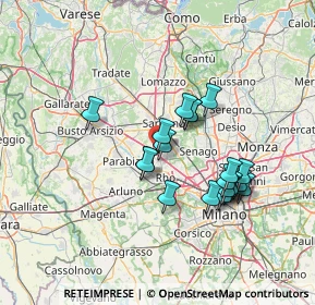 Mappa Via L.Da Vinci, 20045 Lainate MI, Italia (12.067)