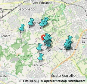 Mappa Via Domenico da Inveruno, 20036 Dairago MI, Italia (1.4055)