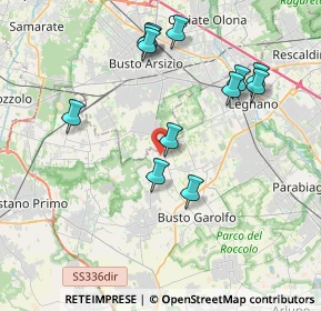 Mappa Via Domenico da Inveruno, 20036 Dairago MI, Italia (3.9325)