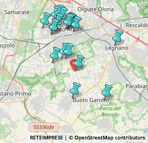 Mappa Via Domenico da Inveruno, 20036 Dairago MI, Italia (3.96667)
