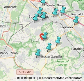 Mappa Via Domenico da Inveruno, 20036 Dairago MI, Italia (4.00818)