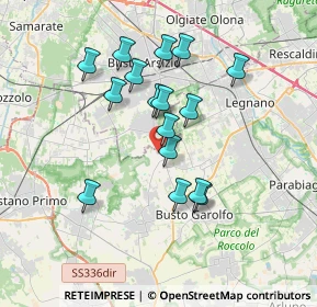 Mappa Via Domenico da Inveruno, 20036 Dairago MI, Italia (3.10563)