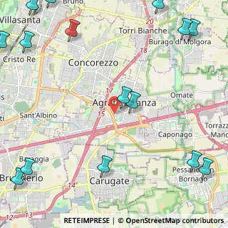 Mappa Via Giovanni XXIII, 20864 Agrate Brianza MB, Italia (3.562)