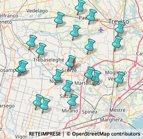 Mappa Via Monte Marmolada, 30037 Scorzè VE, Italia (8.4675)