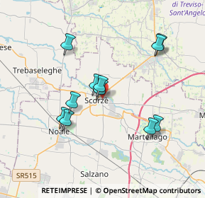 Mappa Via Monte Marmolada, 30037 Scorzè VE, Italia (3.28545)