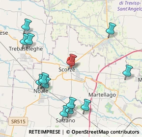 Mappa Via Monte Marmolada, 30037 Scorzè VE, Italia (4.73571)