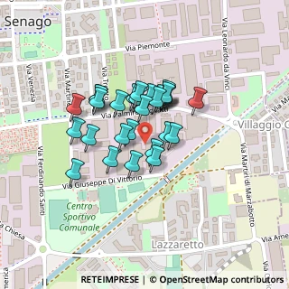Mappa Senago, 20030 Senago MI, Italia (0.14286)