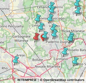 Mappa Senago, 20030 Senago MI, Italia (4.28188)